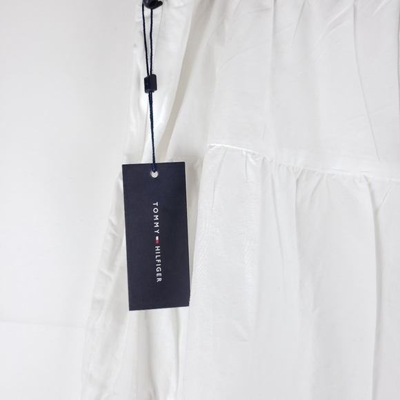 NWT Tommy Hilfiger White Embroidered Skirt Size 14 - Picture 6 of 7